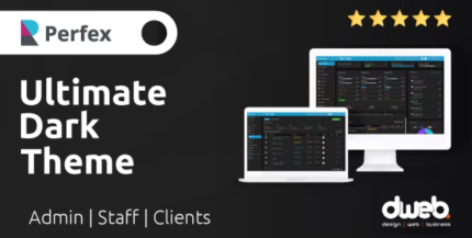 Ultimate Dark Theme - Perfex Theme CRM