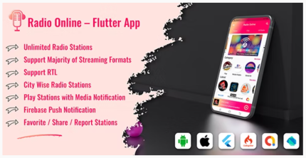 Radio Online Flutter App - Free Download