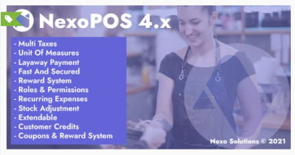 NexoPOS 4.x POS, CRM & Inventory Manager - Free Download